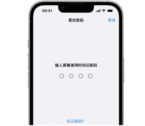 中平镇iPhone屏幕维修分享iPhone屏幕使用时间密码忘记了怎么办 